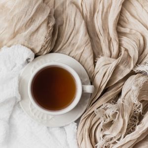 Warm tea cup relaxation